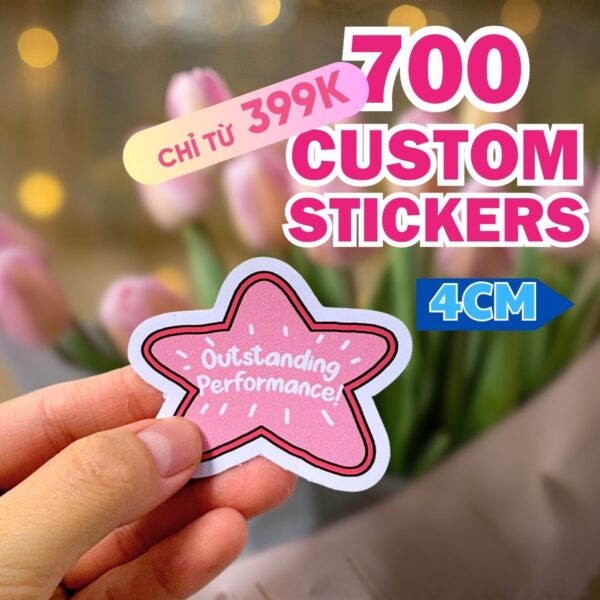 Combo 100 Stickers Size 5 cm  | Vinyl Sticker - Image 2