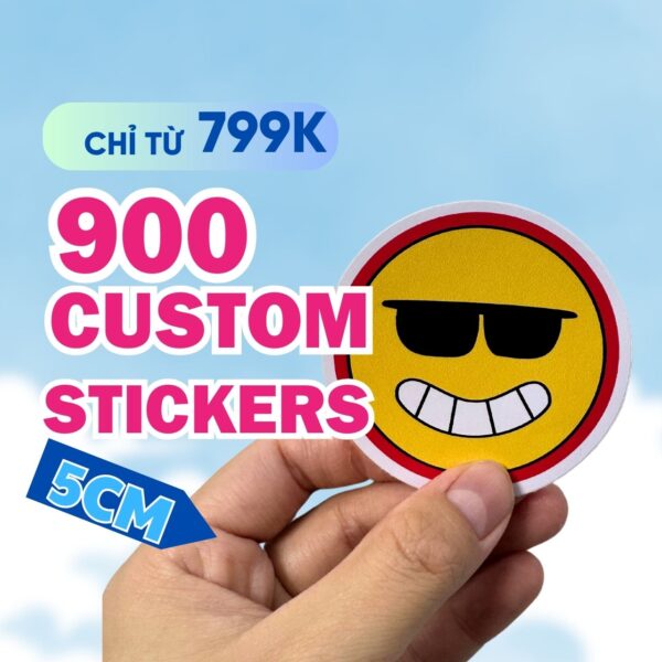 Combo 900 Stickers Size 5 cm  | Vinyl Sticker - Image 2