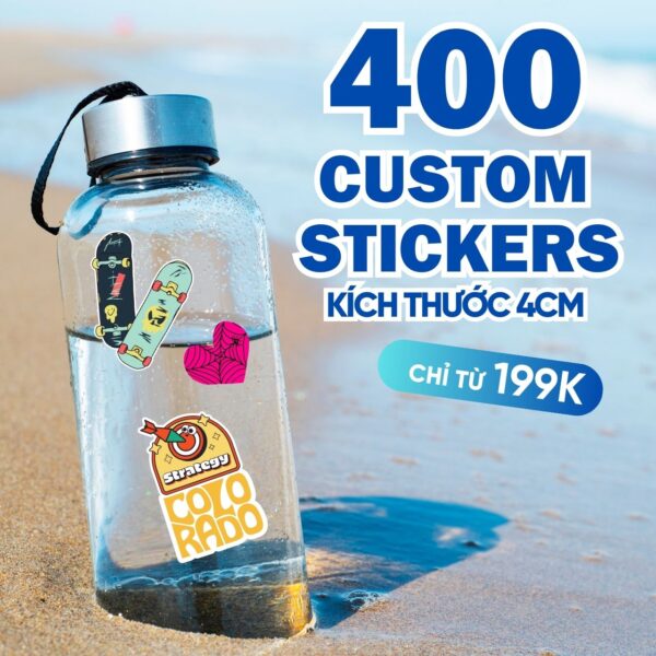 Combo 300 Stickers Size 3 cm  | Vinyl Sticker - Image 2