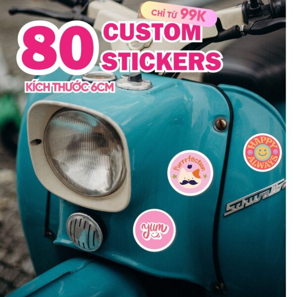 Combo 700 Stickers Size 4 cm  | Vinyl Sticker - Image 2