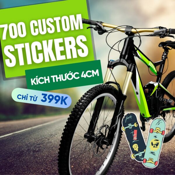 Combo 700 Stickers Size 4 cm  | Vinyl Sticker