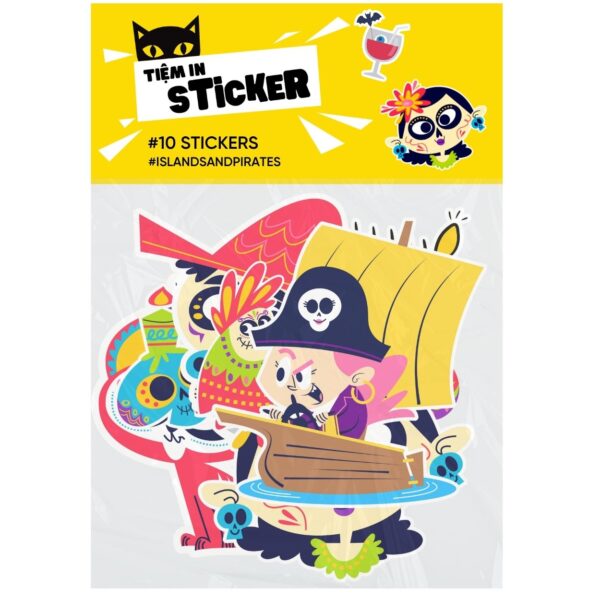 Bộ Sticker ISLANDSANDPIRATES