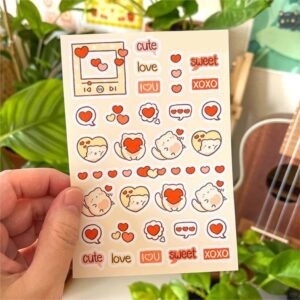 in sticker sheet