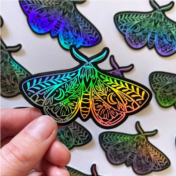 in sticker hologram