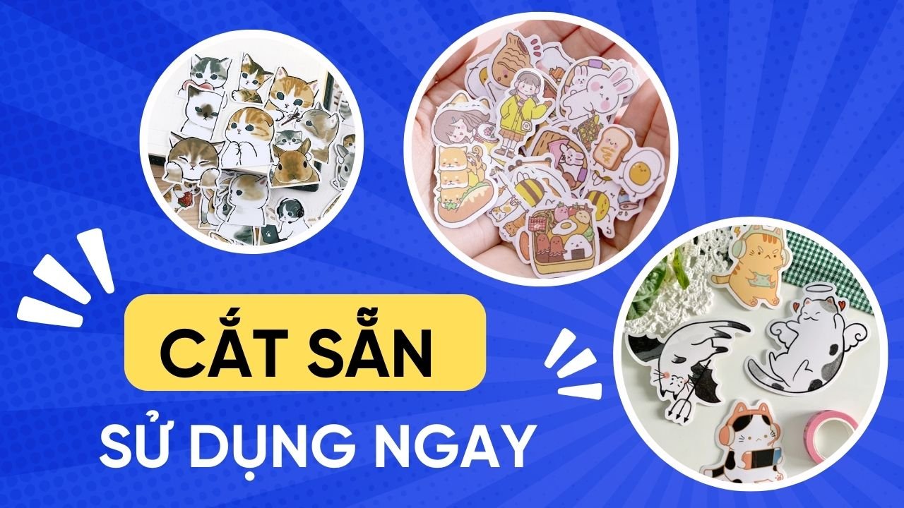 In sticker cắt sẵn theo yêu cầu