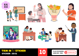 Mẫu sticker 20/11 ý nghĩa chúc mừng ngày Nhà giáo Việt Nam