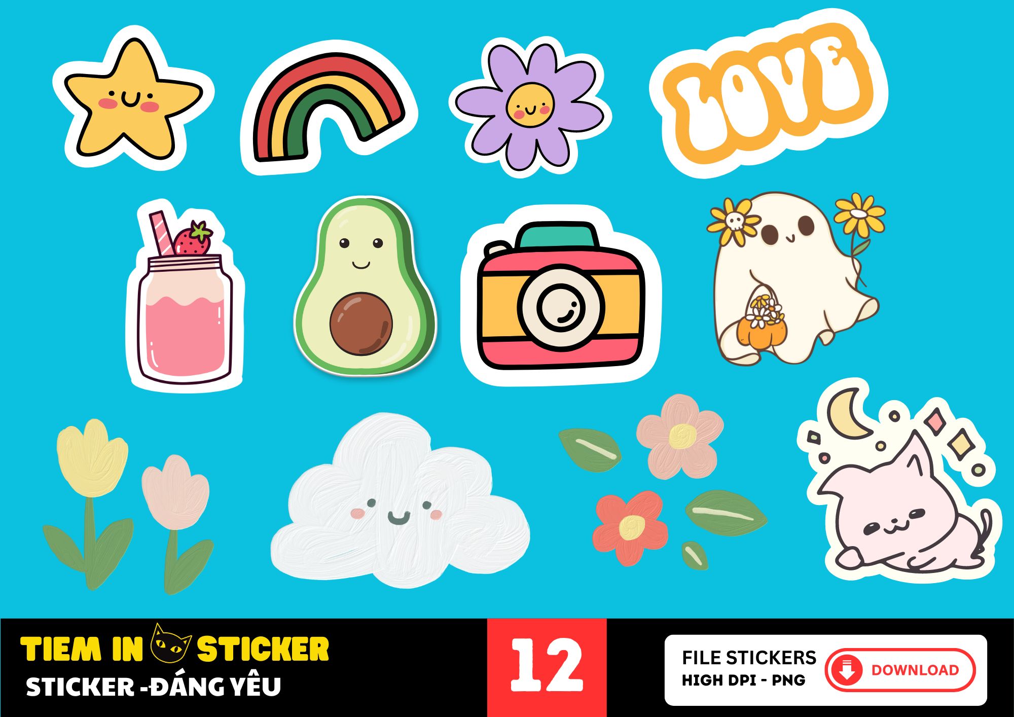 Sticker Đáng Yêu