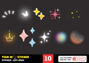 Sticker Lấp Lánh