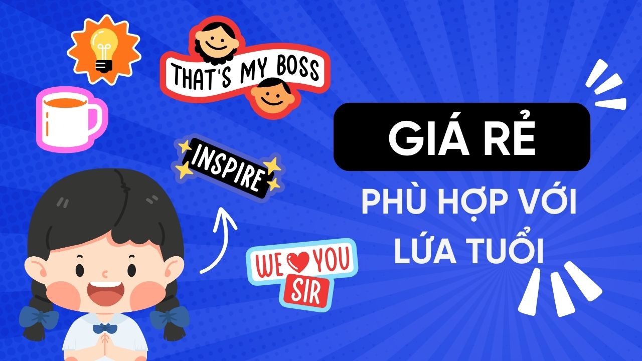 In sticker tên bé