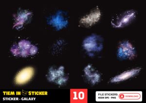 sticker galaxy