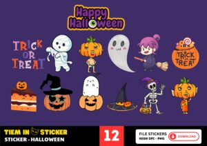 sticker Halloween