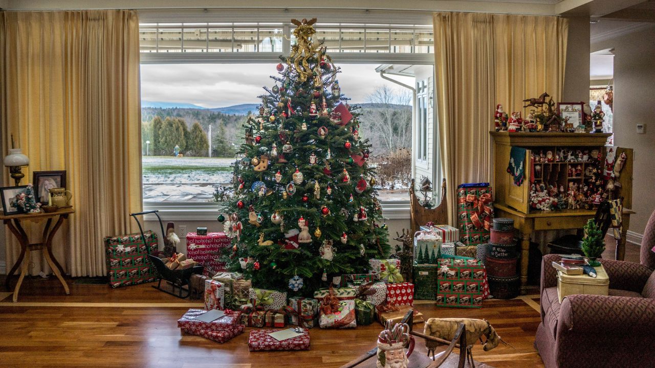 Trang trí Noel phòng khách