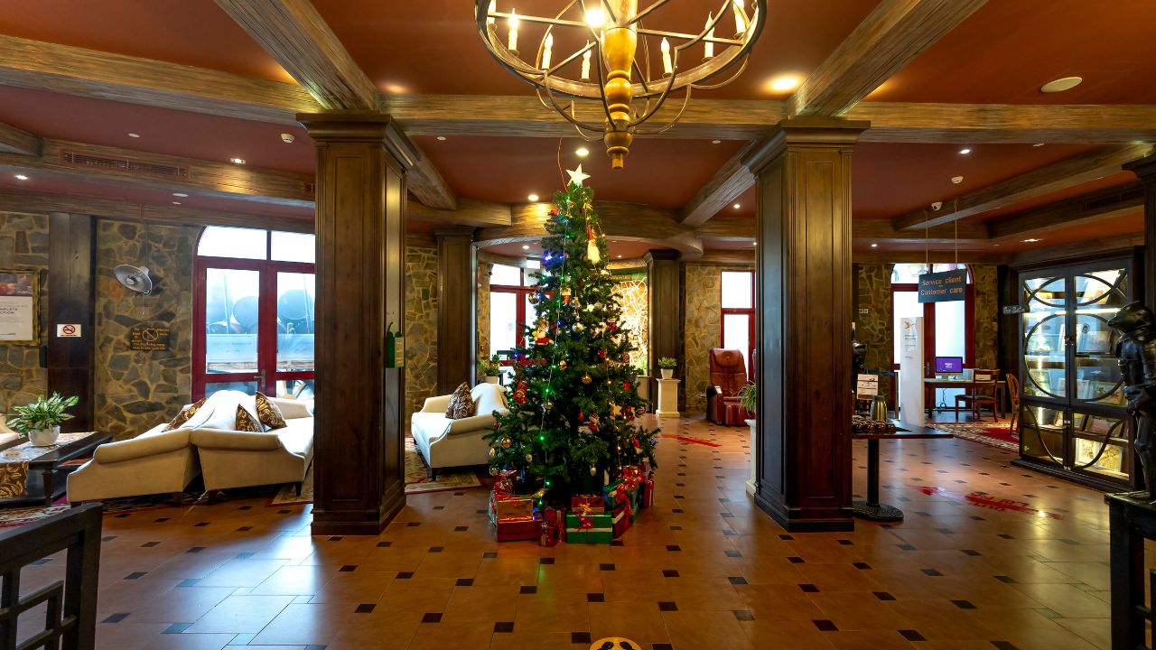 Trang trí Noel tiền sảnh