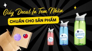 Decal tem nhãn tự dán dễ dàng